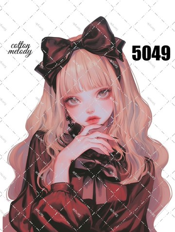 original sticker no.5049 人物貼紙 原創貼紙 原創人物貼紙 裝飾貼紙 cotton melody