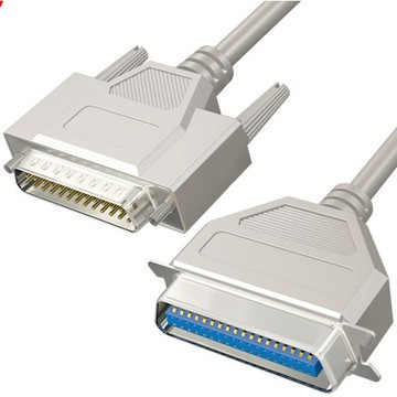 UniSync DB25-DB36公對母標準印表機傳輸連接線 2.5M