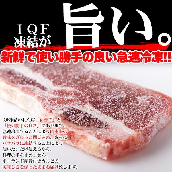 骨付きだから旨い！ 業務用 骨付きカルビ（ショートリブ） どっさり 約1kg ［A冷凍］