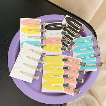 韓國無痕發夾網紅劉海夾碎發夾子頭飾少女化妝發卡鴨側邊卡子