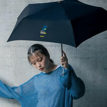 Wpc.｜貓狗玩耍手動大傘面120g輕量晴雨兩用折傘 (手動傘/輕量便攜/兩用傘) 官方直營
