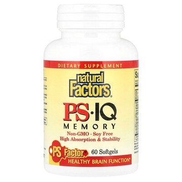 Natural Factors, PS - IQ 記憶，60 粒軟膠囊