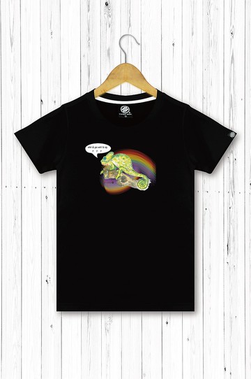 STATELYWORK 高冠變色龍 女短T恤 黑灰白三色