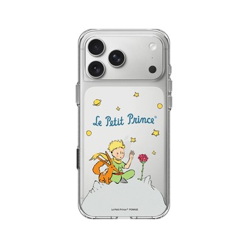 iPhone 17 Pro Max Clear Case（相機按鈕） 透明 - Le Petit Prince 小王子 - 友情系列 - 星空下的對話
