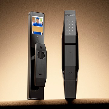 VOC - VOC TSF PRO 遠近端貓眼｜人臉｜靜脈｜卡片｜密碼｜鑰匙｜遠端｜門鈴｜多功能時效密碼 九合一電子...