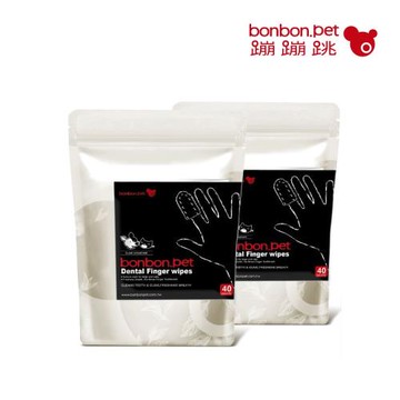 蹦蹦跳I 口臭立除 潔牙指套 40入/包x2包