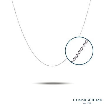 【良和珠寶】純白金跳舞項鍊 白金項鍊 PT950 白金鉑金 素鍊