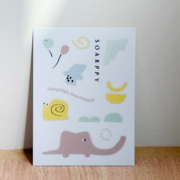 Soarppy品牌元素-水晶貼紙