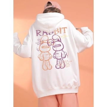 現貨當天出！Rabbit 美式帽t 美式復古 重磅帽t 帽踢oversize 寬鬆帽t 刷毛帽t 秋冬外套帽t女秋冬穿搭