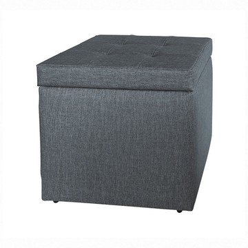 AS DESIGN雅司家具-田村大理灰耐磨沙發收納椅-45×38×43cm