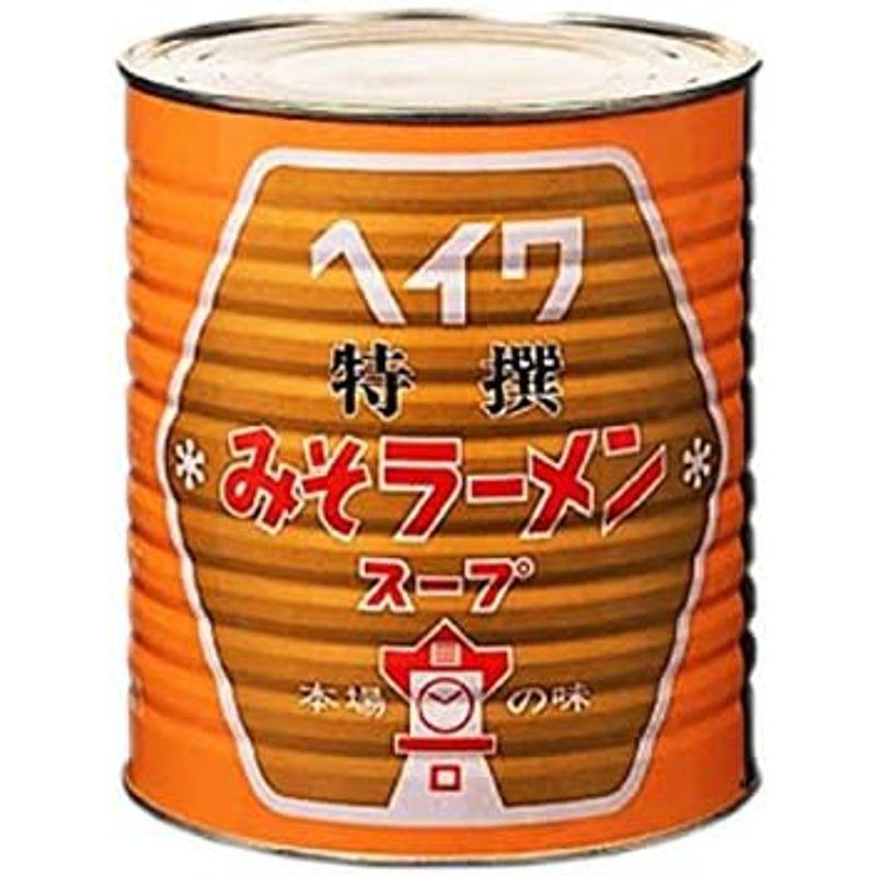 平和食品工業 特撰みそラーメンスープ 3.3kg缶×6