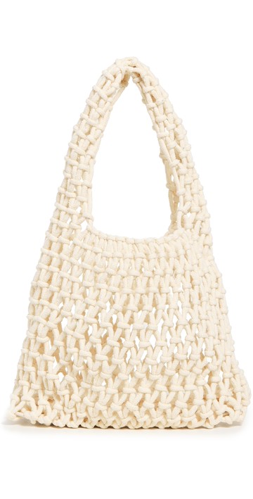 Hat Attack Lizzie Cotton Mini Bag White One Size