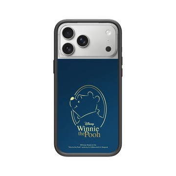 iPhone 17 Pro Max Mod NX -邊框背蓋組合 (相機按鈕) 黑 - 迪士尼-小熊維尼 Disney Winnie The Pooh - 時尚線條款