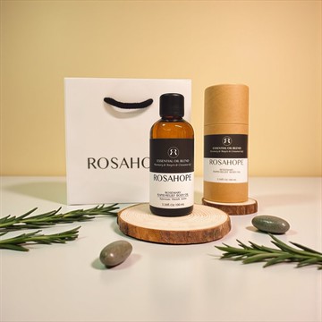 瑰荷希【暖暖迷迭香活絡身體油 】精油按摩 溫暖活絡代謝回復生機