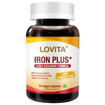 Lovita愛維他 當歸亞鐵素食膠囊（60顆/瓶）