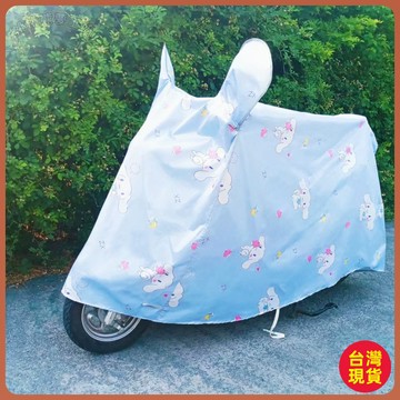 💚機車防水雨罩💚防雨罩新款電動車車衣防塵摩託車遮雨防曬防水全罩車罩通用卡通 3IV3