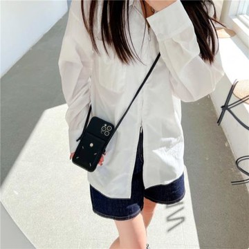 簡約馬吉拉風格卡包適用opporeno13手機殼reno12/11pro全包reno9創意reno10防摔findx7/8皮紋A58x潮A97斜挎女