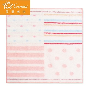 [家速配]無捻紗雨晴彩虹小手巾<粉紅色>