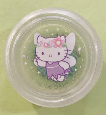 【震撼精品百貨】Hello Kitty 凱蒂貓-日本三麗鷗 kitty 小圓罐/收納盒-紫飛#15161 震撼日式精品百貨