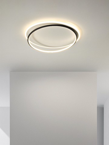 極簡創意吸頂燈led主臥室燈現代簡約北歐溫馨書房燈餐廳房間燈具