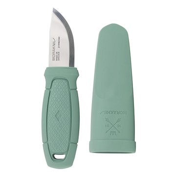 MORAKNIV 瑞典莫拉刀 輕型短直刀 eldris lightduty 不銹鋼5.9cm 刃長附刀鞘 mor13855  薄荷綠  1支