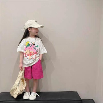 【女童T恤】 女童T恤 女童短袖 兒童T恤 女童內搭上衣 女童純棉T恤 女童夏季上衣 韓系女童裝 韓版女童裝 女童打底衫