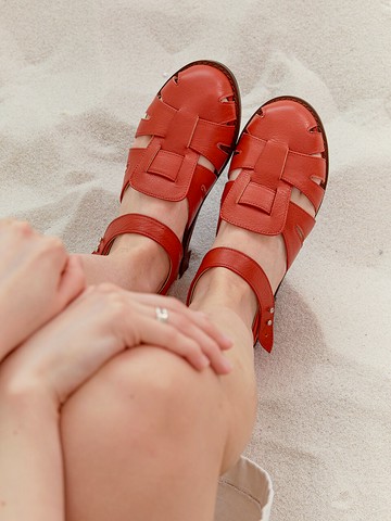 Fisherman Sandal_Brick