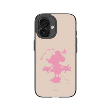 iPhone 16 Clear (相機按鈕) 酷墨灰 - 迪士尼-米奇 Mickey - 米妮 - 剪影版