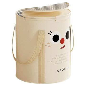 UFORU 五層加厚保溫沐足泡腳袋 附蓋 中  奶油白  1個