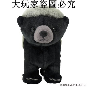日本sunlemon進口仿真動物蜜獾公仔毛絨玩偶孩子禮物玩具娃娃禮物