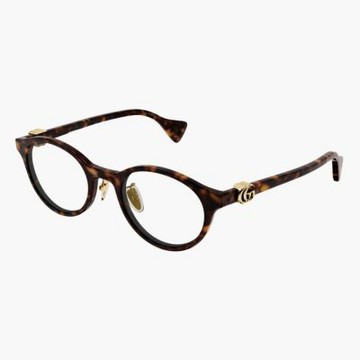 【GUCCI 古馳】橢圓形膠框光學眼鏡(GG2262OJ-002)