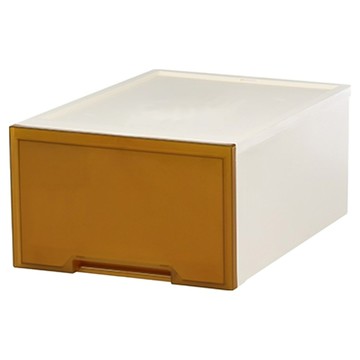 KEYWAY 米蘭抽屜整理箱 30L  535 x 390 x 240mm  琥珀色  1個