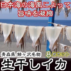 イカ 青森県産 一本釣りいか 使用 鰺ヶ沢 名物 天日生干しイカ セット （2Kg以上6枚～10枚入り） いか 干物 干物セット するめ スルメ スルメイカ 海鮮 魚介類 魚介 海産物 ※ ご入金確認後 3ヶ月以内の発送になります。