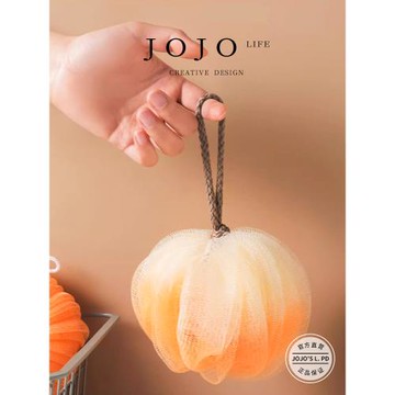 JOJO'S L. PD.Squash.沐浴球高檔浴花球可愛搓澡超柔軟 | 橘瓜