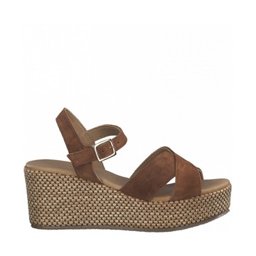 MARCO TOZZI COGNAC CASUAL OPEN SANDALS 棕色女款鞋子