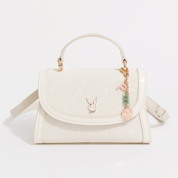 PLAYBOY - 斜背包 Pure系列 - 米白色