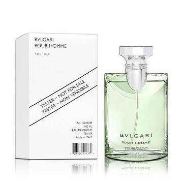 【BVLGARI】寶格麗 POUR HOMME 大吉嶺中性淡香精 (100ML) TESTER 環保包裝
