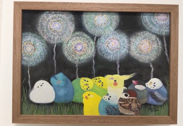 木框原作畫【難忘的瞬間】