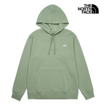 【The North Face 官方旗艦】北面男女款綠色舒適透氣長袖帽T｜8F09BQ1