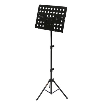 fancy music 台製大譜架 加強骨架設計 穩固耐用 承重能力優異 烤漆鉚釘 接點牢固  黑色  1組