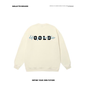 GTG原創2025圓領衛衣男女秋季薄款百搭簡約風美式字母休閑上衣