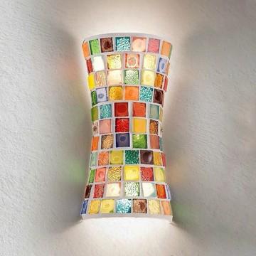 E27馬賽克玻璃壁燈 B64-29-73973