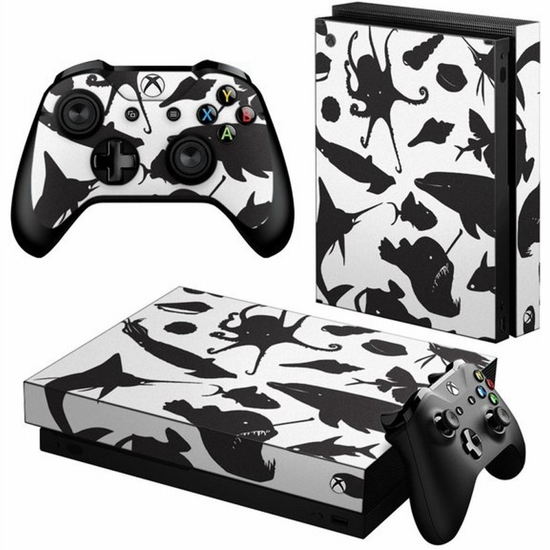 宅配便専用 Igsticker Xbox One X 専用 デザインスキンシール エックスボックス ワン ステッカー 保護 海 動物 イラスト 通販 Lineポイント最大get Lineショッピング