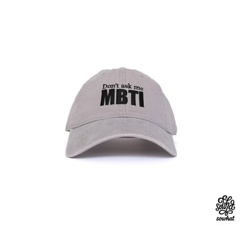 Sowhat Vintage C.A.P. Don't Ask Me MBTI Cap不要再問我MBTI刺繡老帽