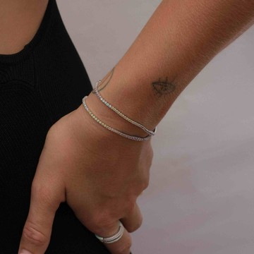 美國 AdornMonde 霓虹幻彩網球手環