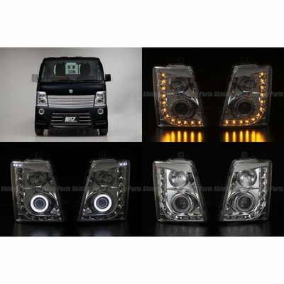 da63tキャリイ 社外ヘッドライト　シーケンシャル r400