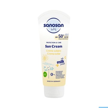 德國 珊諾 sanosan baby防曬水潤乳霜75ml SPF50+