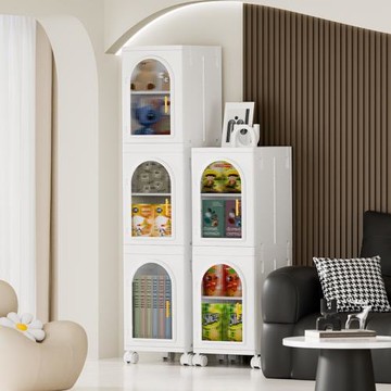 透明多層收納柜加厚衛生間置物架浴室夾縫柜洗手間收納柜儲物柜