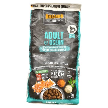 Belcando 黑鑽系列 護齦活力 中大型犬專用海鮮 無穀海鮮配方 成犬糧 M-XL 1kg  1袋