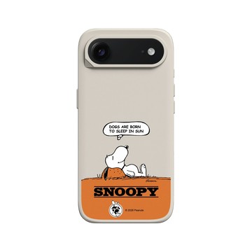 iPhone Air SolidX 貝殼灰 - 史努比 Snoopy 75th Anniversary - 75週年-休息一下